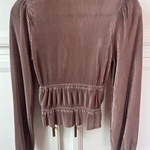 Elegant Brown Women's Top